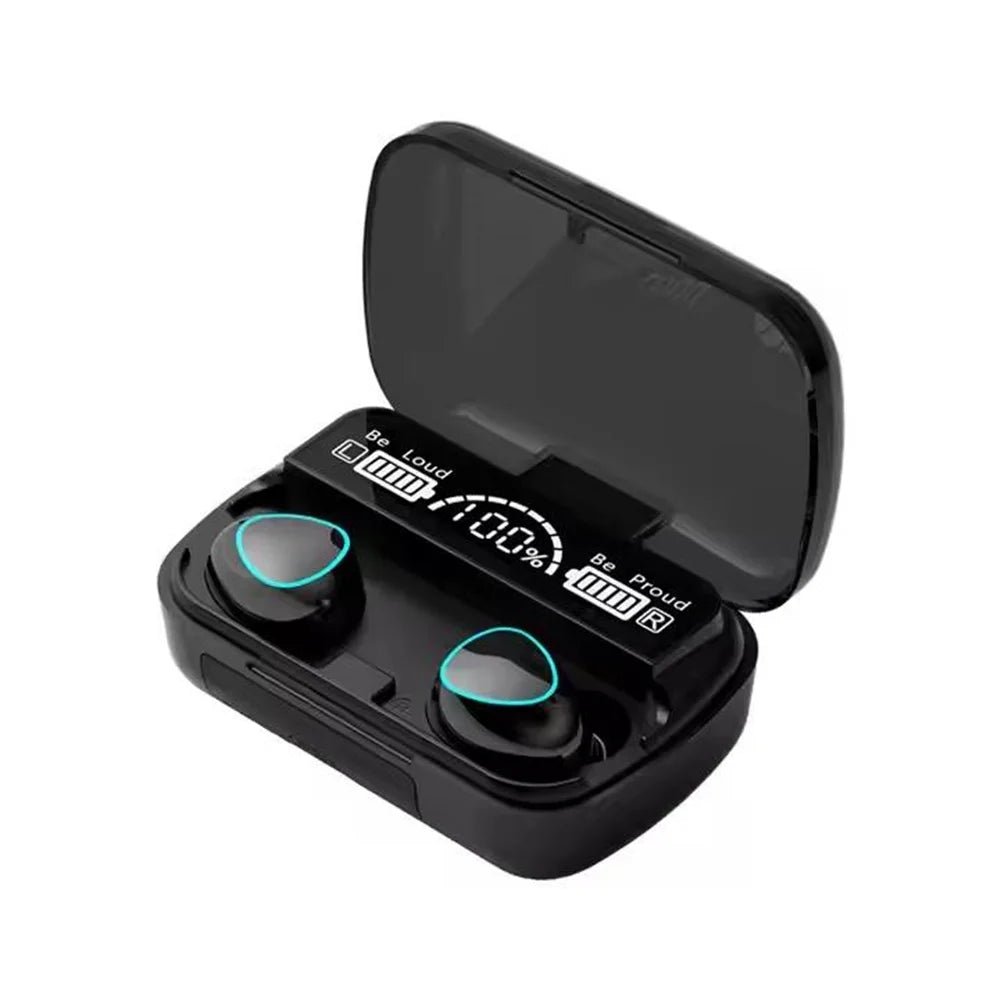 Auriculares M10 Inalámbricos Bluetooth con Estuche Power Bank